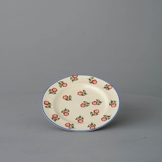 Plate Small Scattered Rose